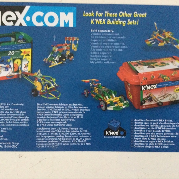 K’NEX Dueling Racers, Booklets. - Picture 3 of 4